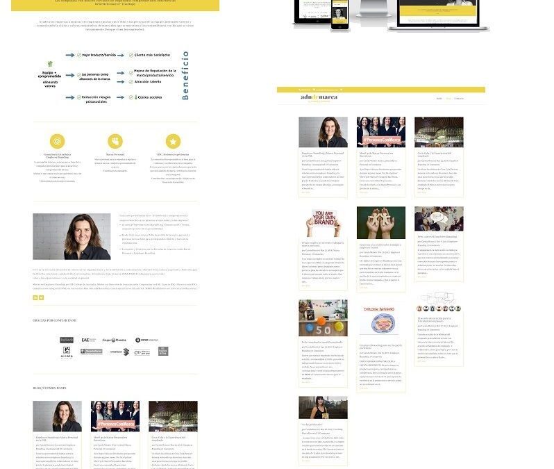 Diseño web carola morato